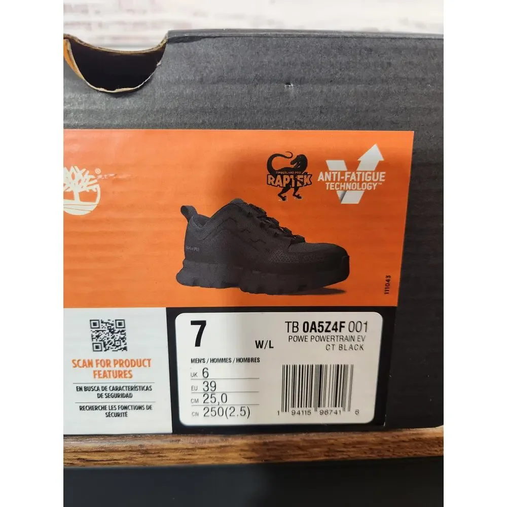 Timberland Pro Powertrain EV composite safety toe men's size 7W